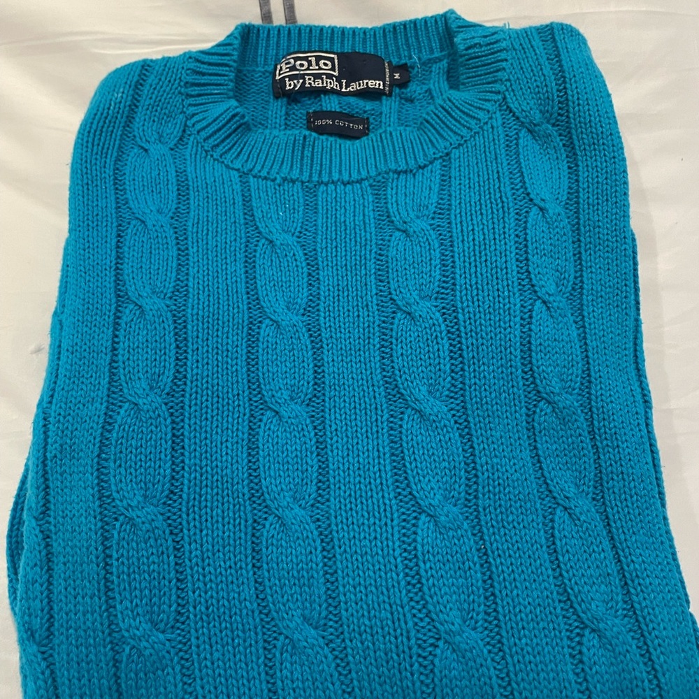 BLUE RALPH LAUREN SWEATER - SIZE M
